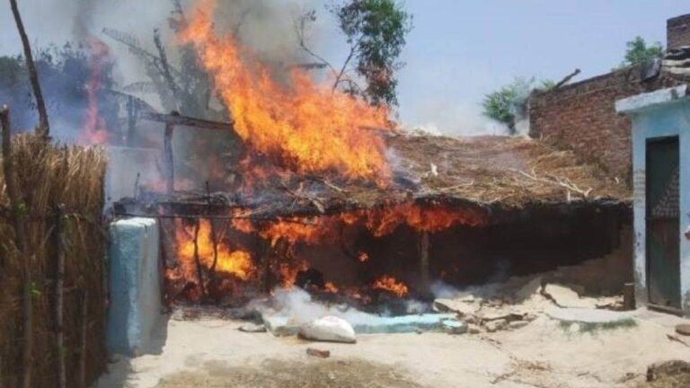 मध्यप्रदेश के पन्ना जिले में झोपड़ी में आग लगने से दो बच्चों की मौत Sarwadhik News