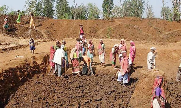 manrega yojna talab sarwadhik news मनरेगा से दो साल में बने 13000 खेत-तालाब