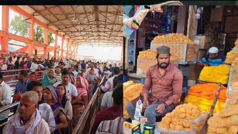 नवरात्रि पर मंदिरों में भारी भीड़, ईद के त्योहार से बाजारों में रौनक Sarwadhik News