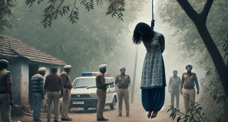 पेड़ से लटका मिला युवती का शव Sarwadhik News