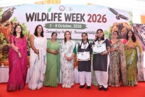 लखनऊ चिड़ियाघर में वन्य प्राणि सप्ताह-2026 की रंगोली और मेंहदी प्रतियोगिता में 550 विद्यार्थियों ने लिया हिस्सा